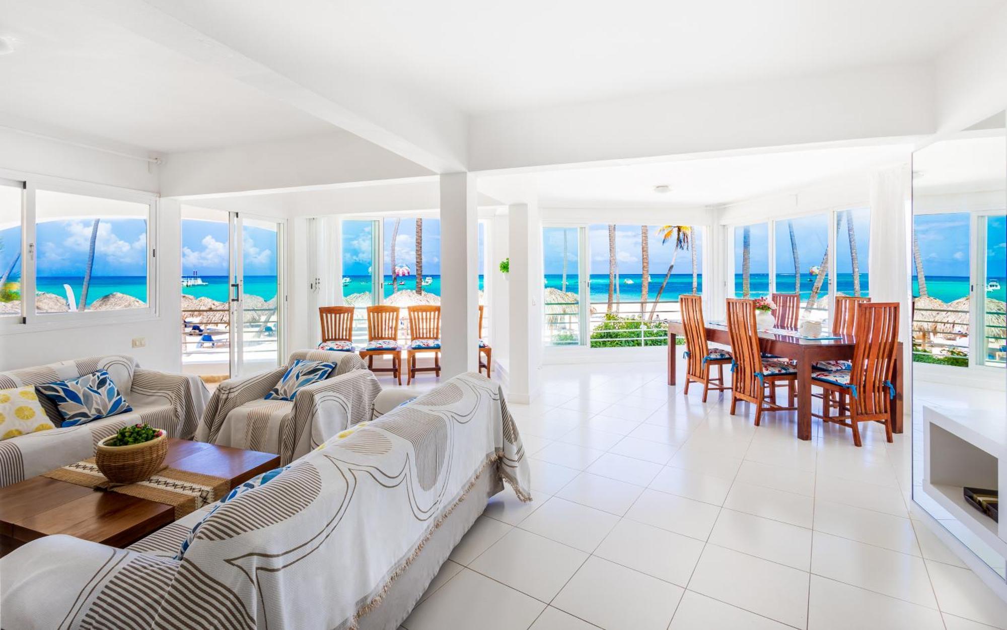 Prime Ocean View Punta Cana Apartments - 3-Bedroom Getaway With Private Terrace On Bavaro Beach Exterior foto