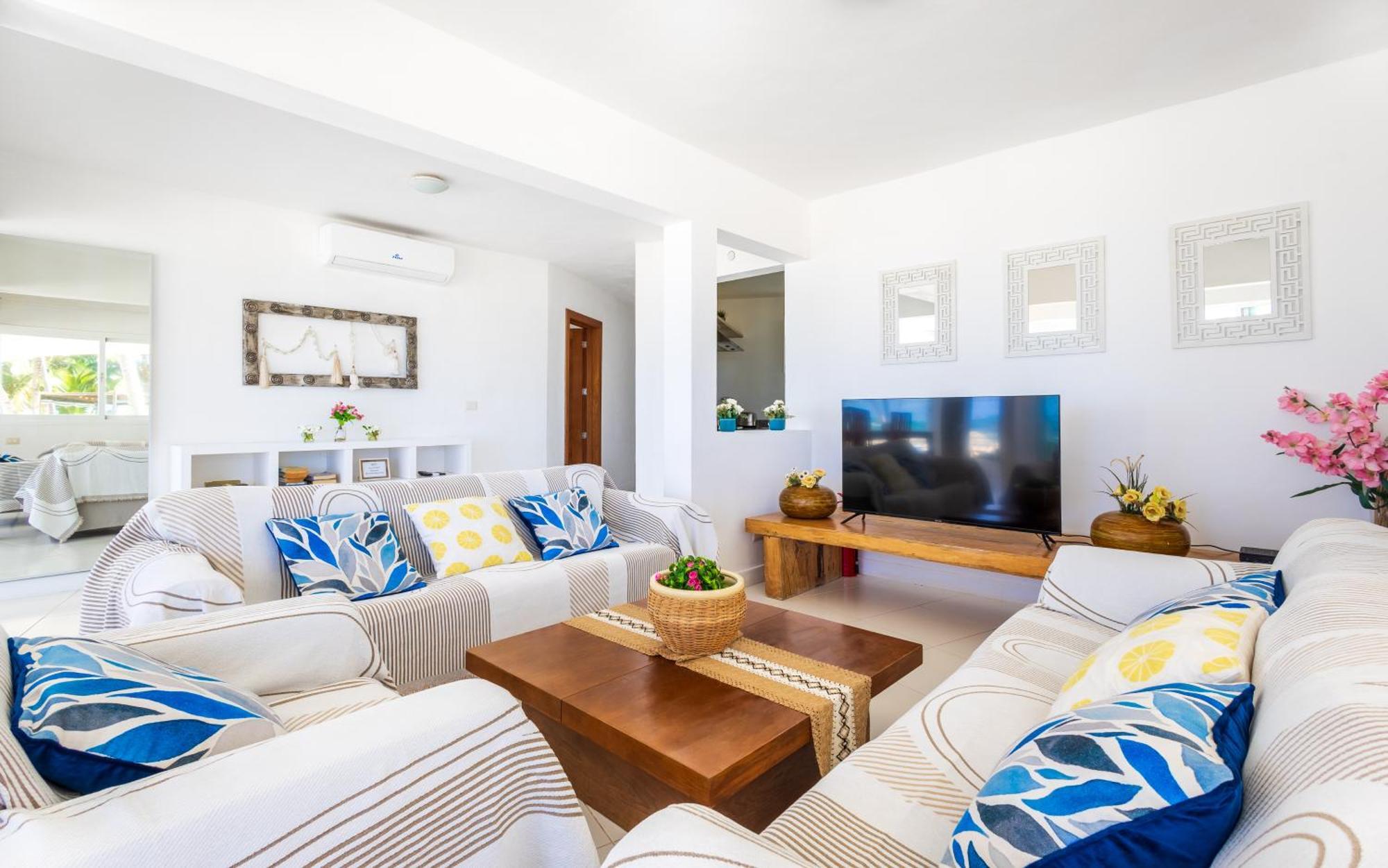 Prime Ocean View Punta Cana Apartments - 3-Bedroom Getaway With Private Terrace On Bavaro Beach Exterior foto